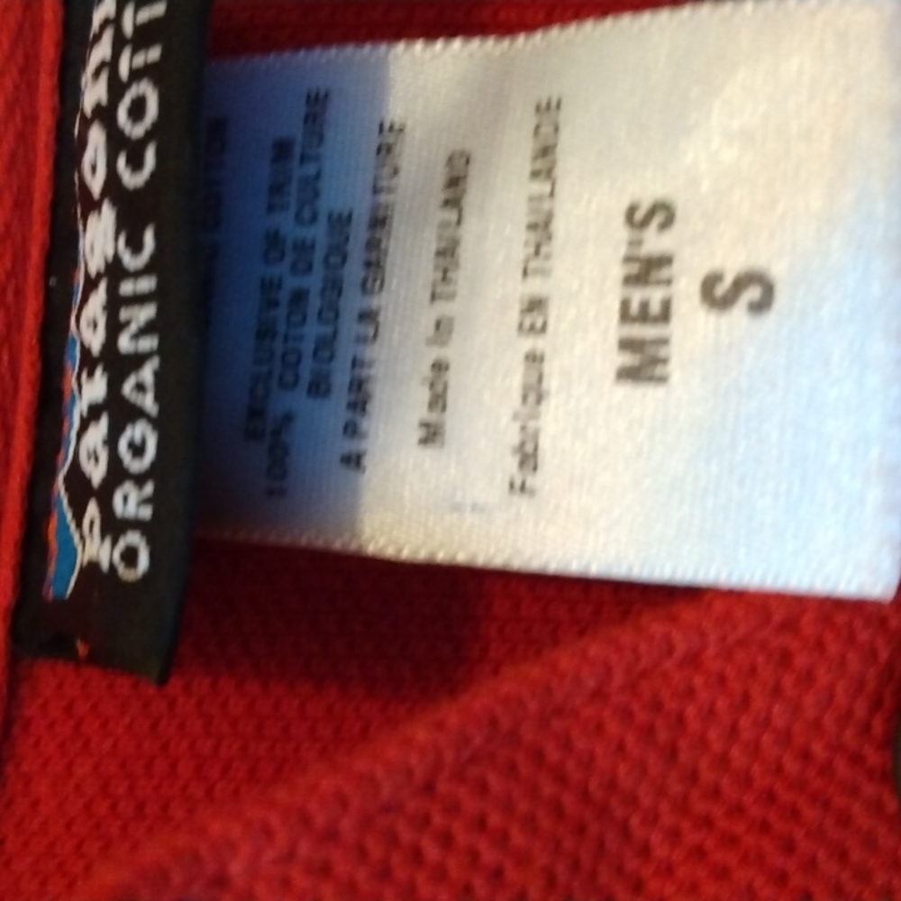 Patagonia Men's Long Sleeve Shirt Size Small Rust Color - Picture 11 of 12